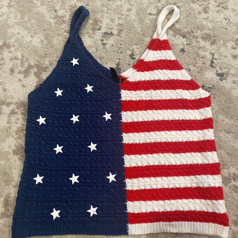 American Flag Tank Top